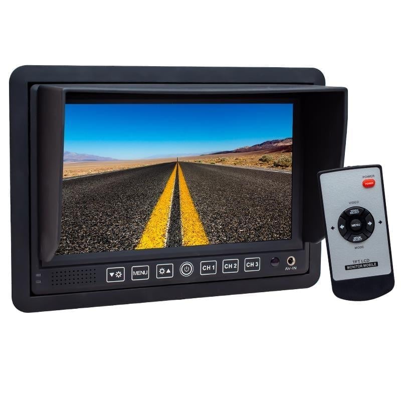 Powermaster PM-5879 7\'\' 12V-24V 3 Kanal AV Girişli Monitör