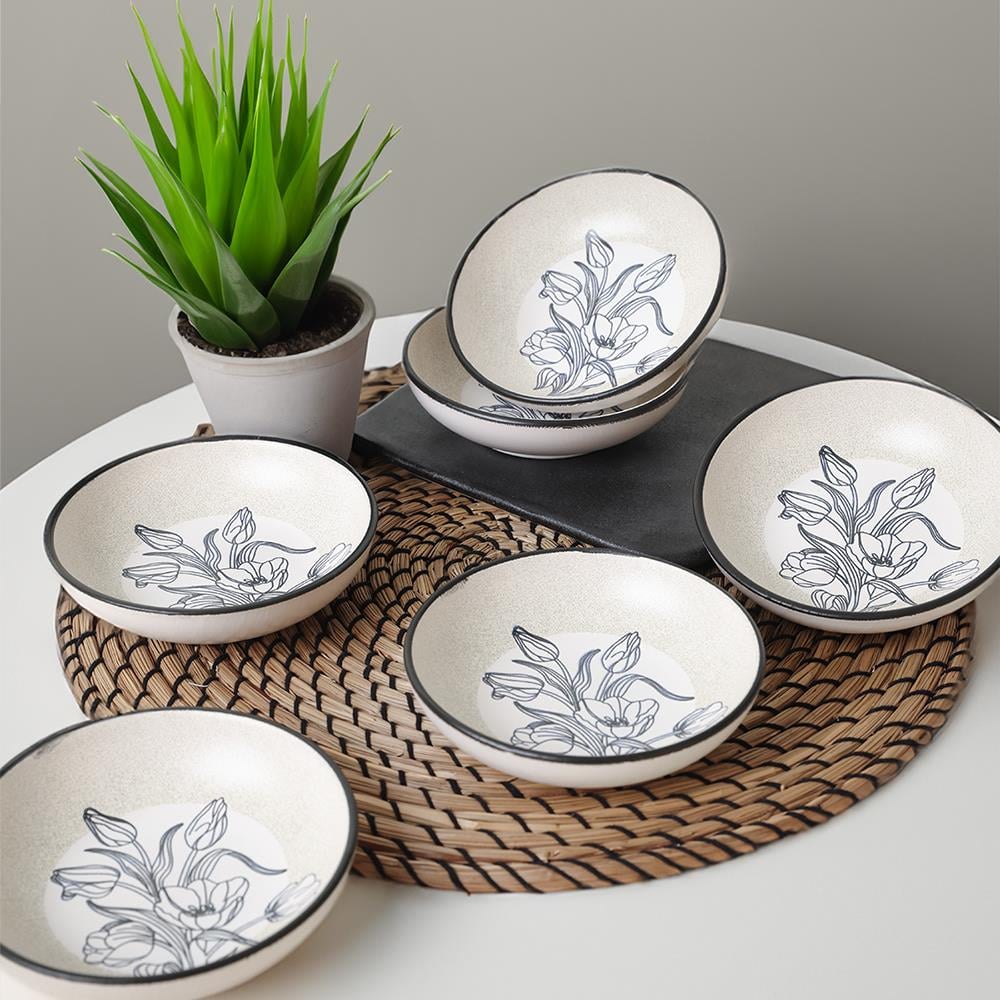 Keraart Shade Flowers Halka Sosluk / Çerezlik 13 Cm 6 Adet 21847