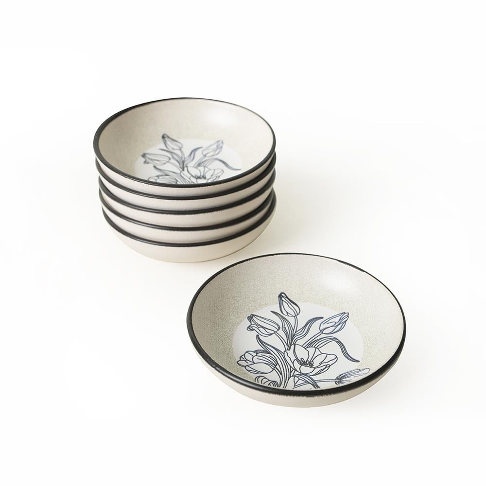 Keraart Shade Flowers Halka Sosluk / Çerezlik 13 Cm 6 Adet 21847