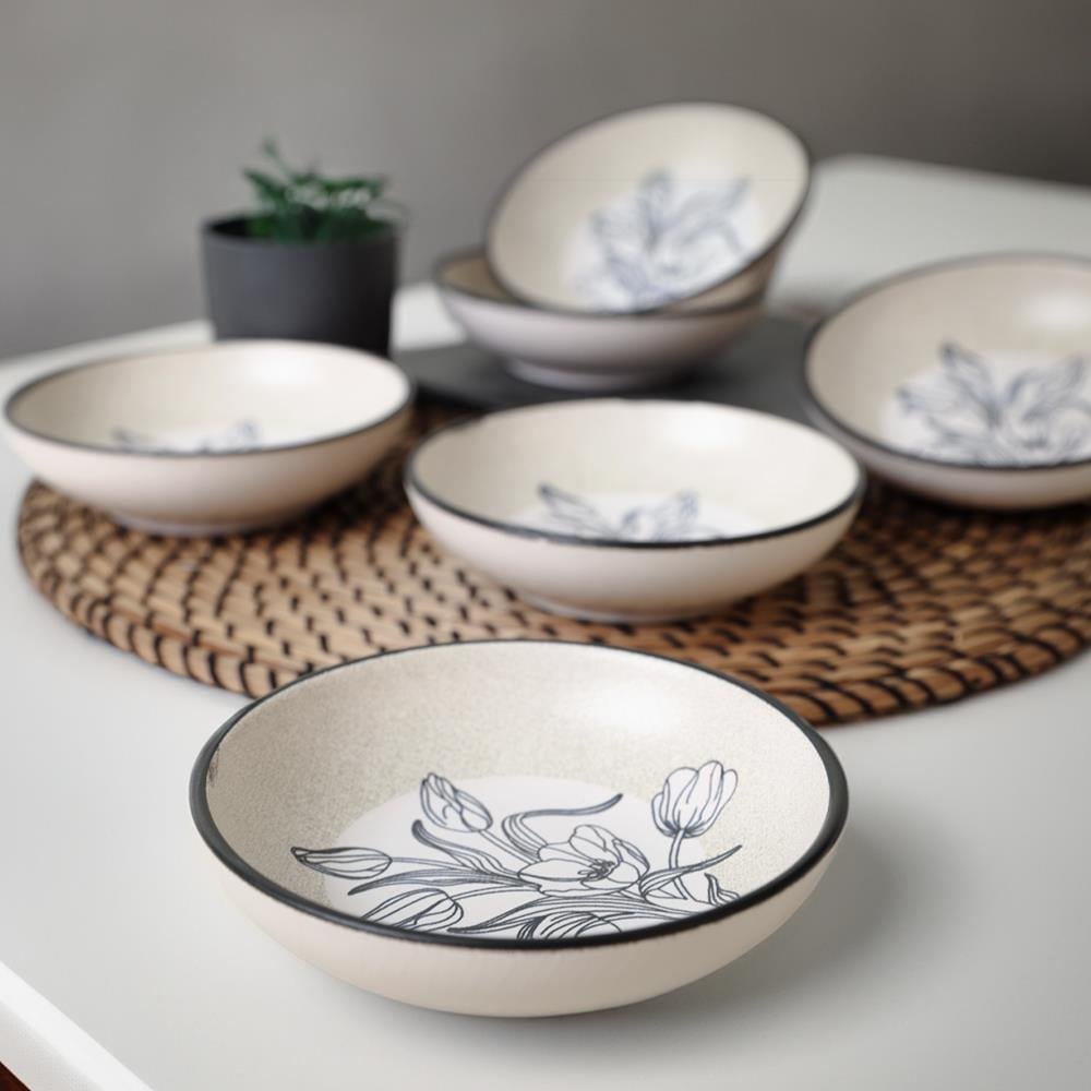 Keraart Shade Flowers Halka Sosluk / Çerezlik 13 Cm 6 Adet 21847