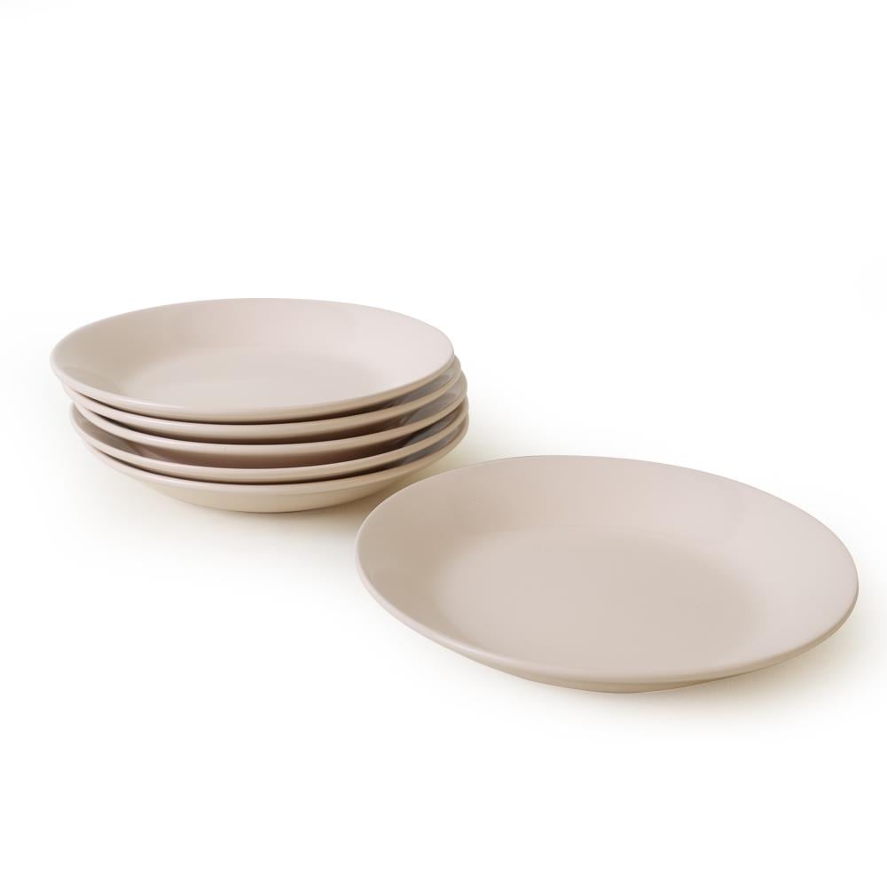 Krem Hitit Yemek Tabağı 21 Cm 6 Adet 030