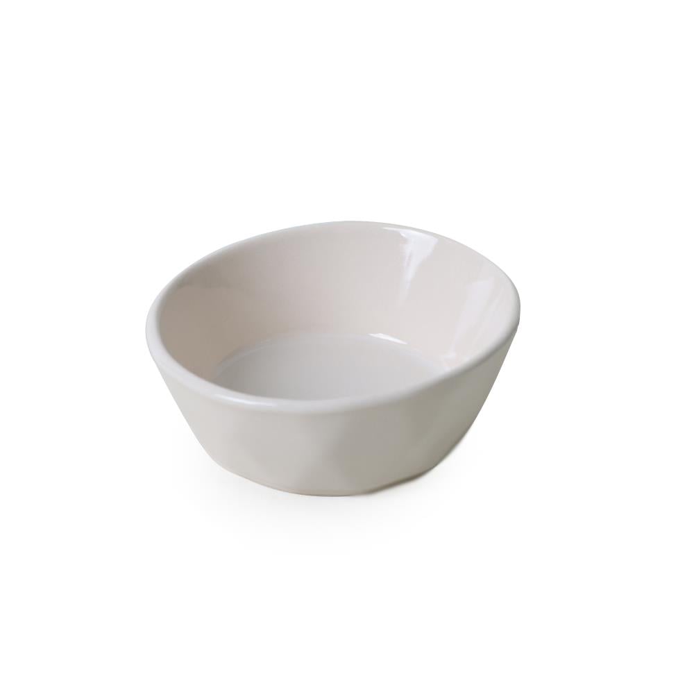 Krem Kristal Çerezlik / Sosluk 12 Cm 6 Adet 030