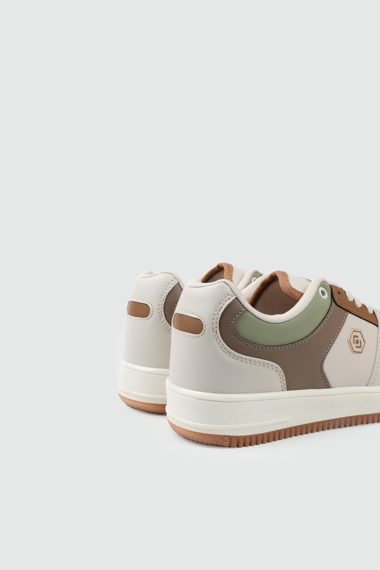 Nefes Alır Fileli Bağcıklı Kum Vizon Yeşil Kadın Spor Ayakkabı 2100 Kadın Sneaker Lambırlent LAMBIRLENT 2100 ZEN SPOR