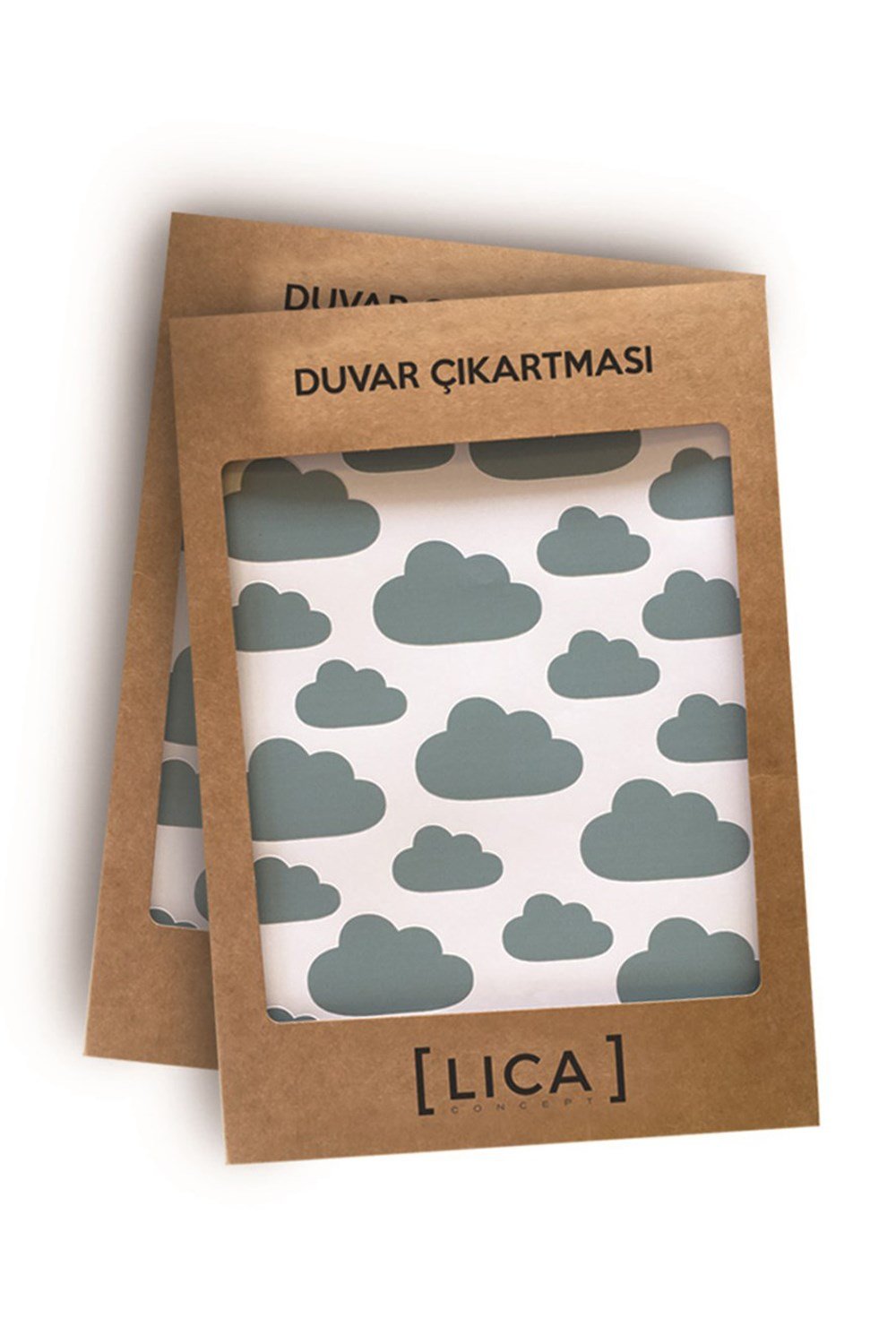 Duvar Çıkartması Bulut Mavi