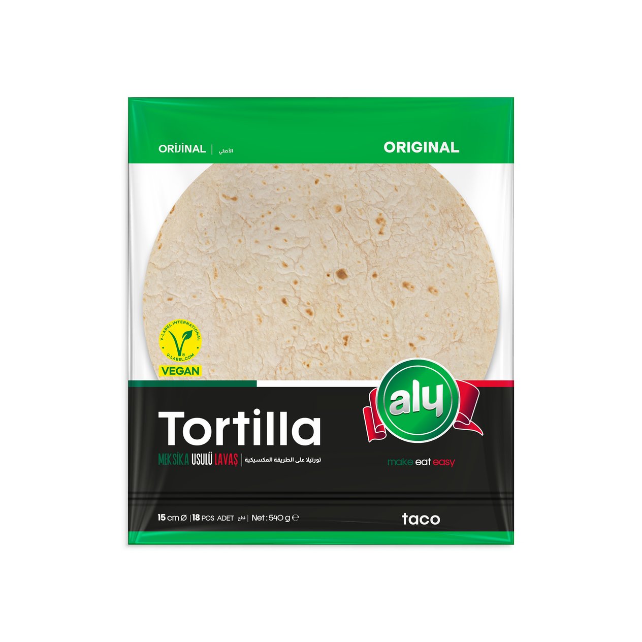 Aly Tortilla 15 cm 18' li (Koli)