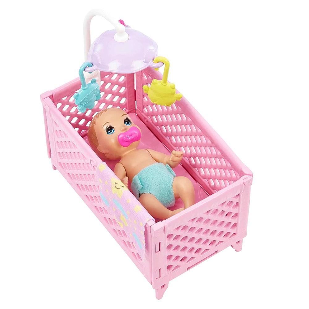 Barbie Bebek Bakıcısı Bebeği ve Aksesuarları Oyun Seti FHY97-HJY33 Barbie HJY33