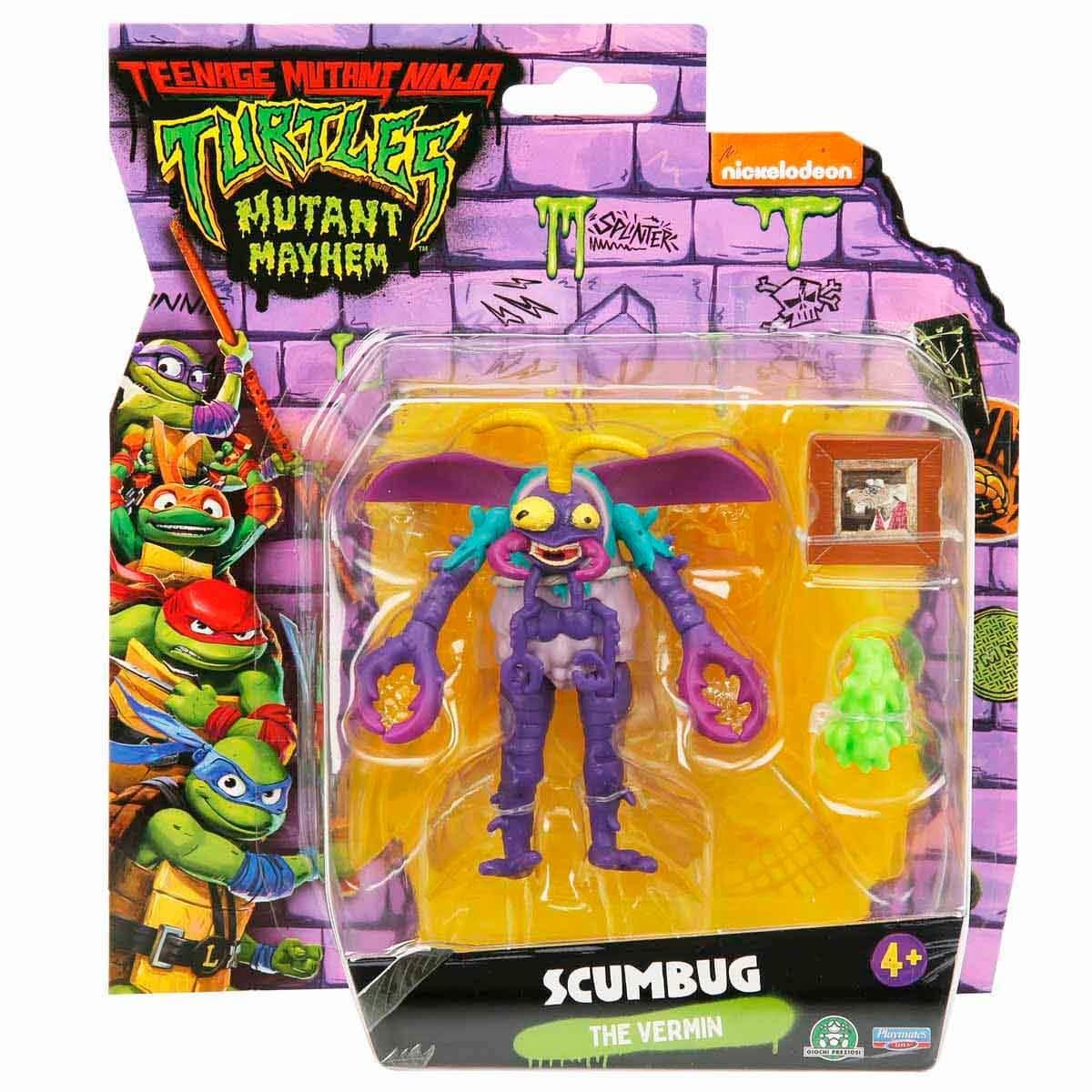 Ninja Turtles Mutant Mayhem Aksiyon Figür Scumbug Giochi Preziosi TU805100 S