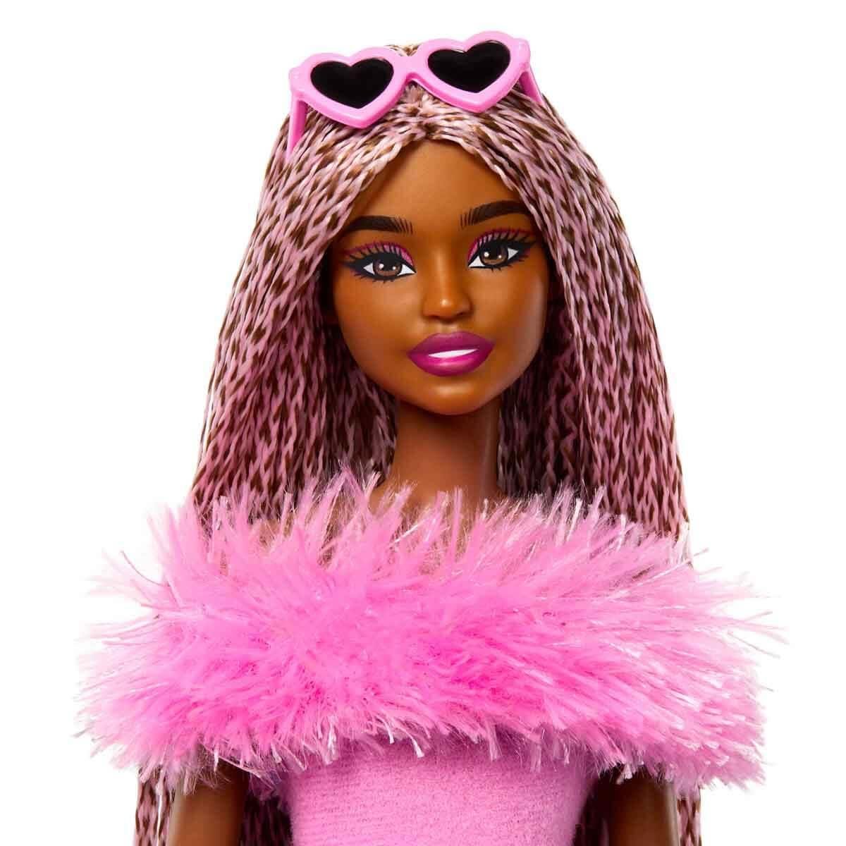BARBIE DELUXE STYLE BEBEKLER - KAHVERENGI ORGU SACLI HYV24-HYV28 Diğer HYV28