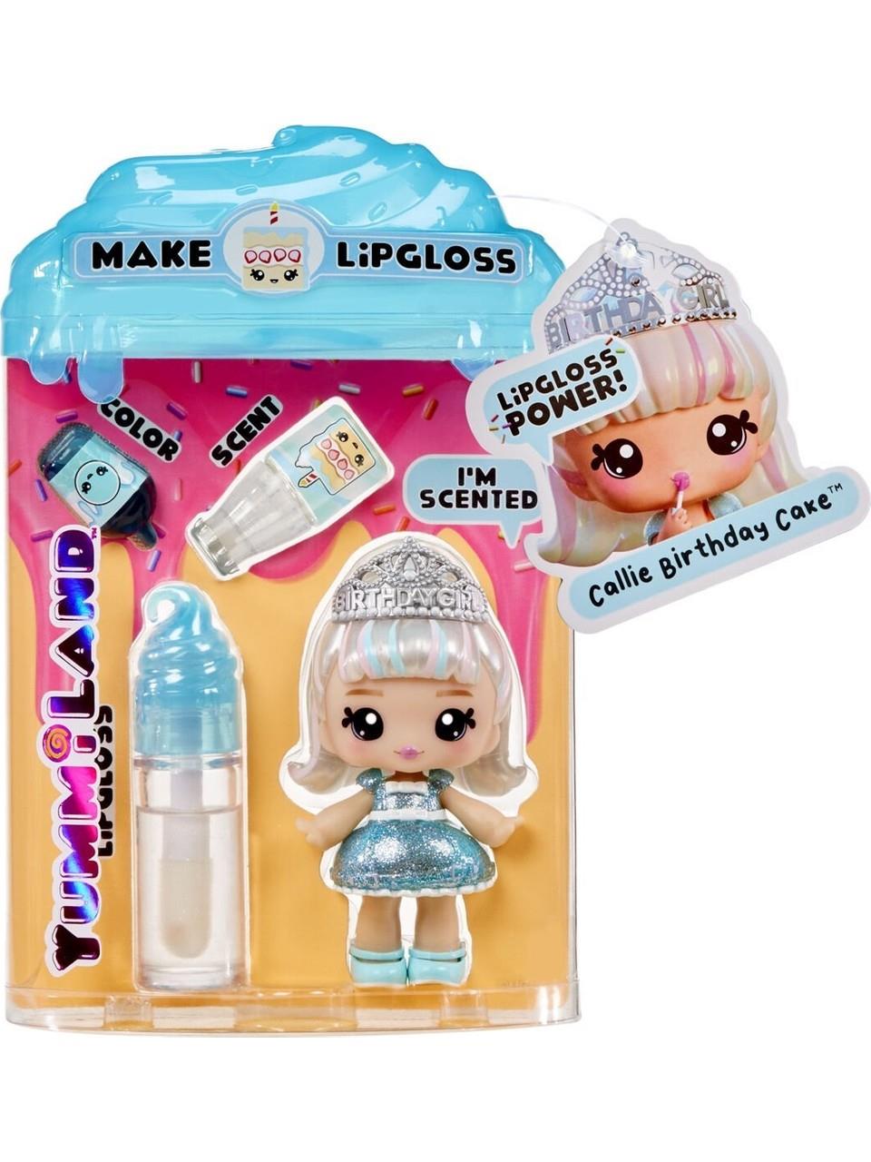 Yummiland Callie Birthday Cake Bebeği ve Dudak Parlatıcısı IYL120704 Diğer IYL120704