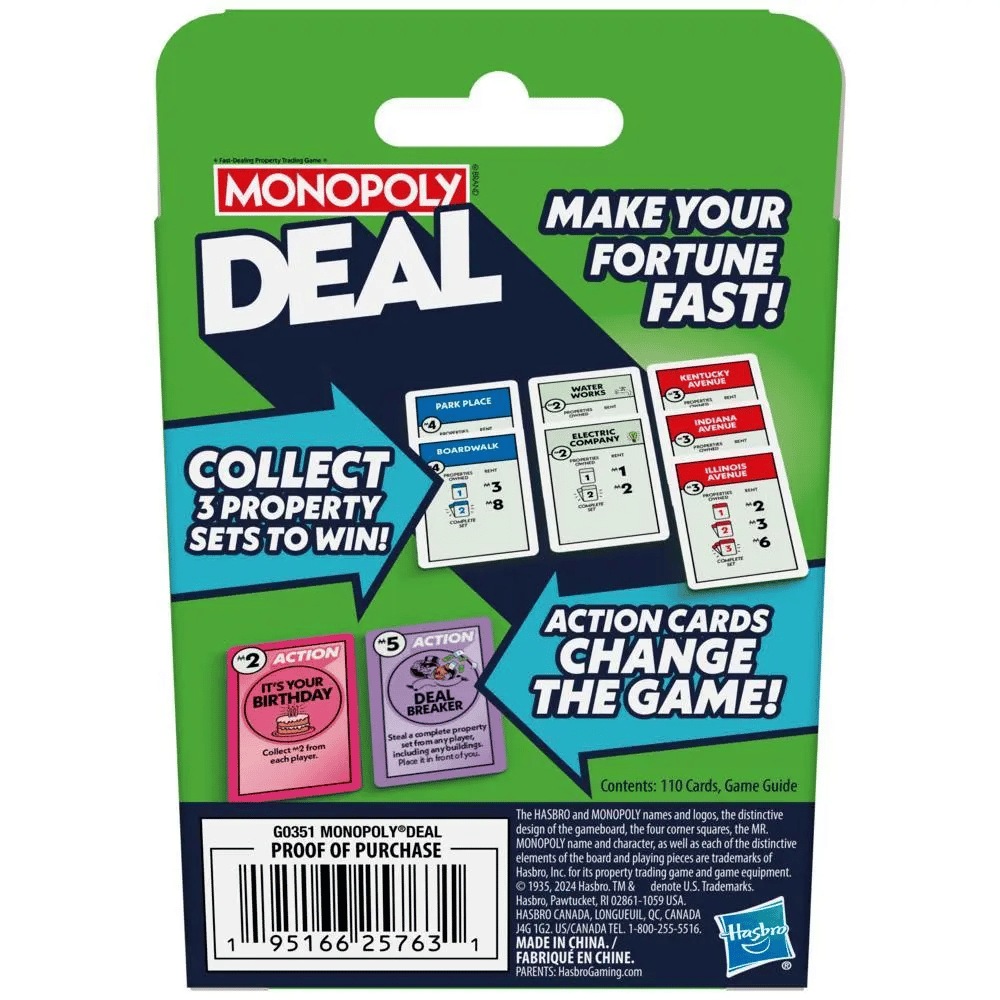 MONOPOLY DEAL REFRESH G0351 Diğer G0351