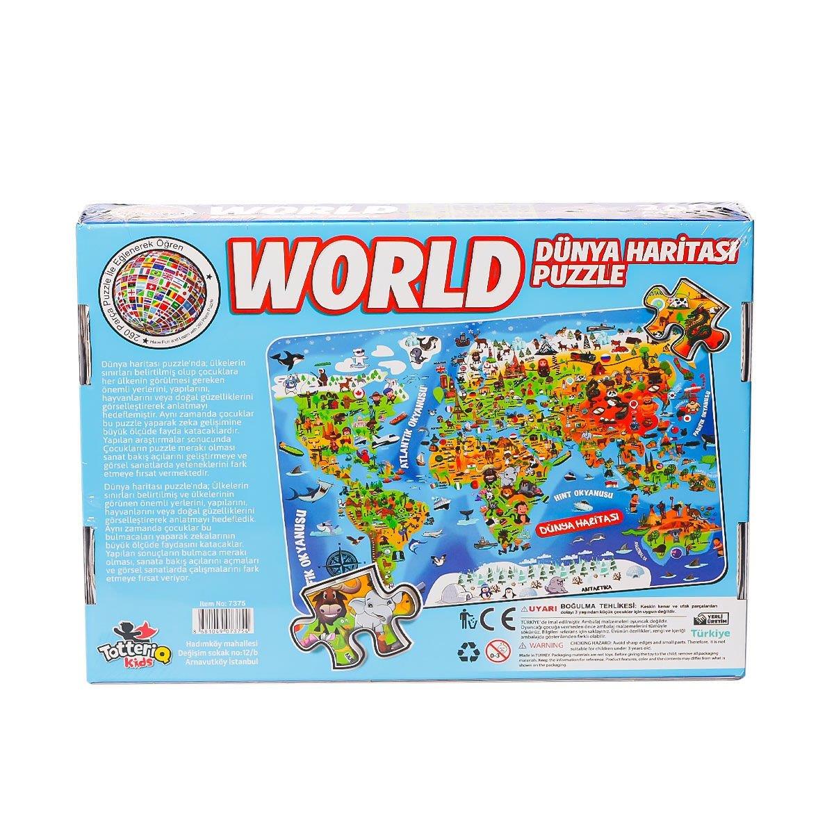DUNYA KULTUR HARITASI PUZZLE Diğer TOT 7375