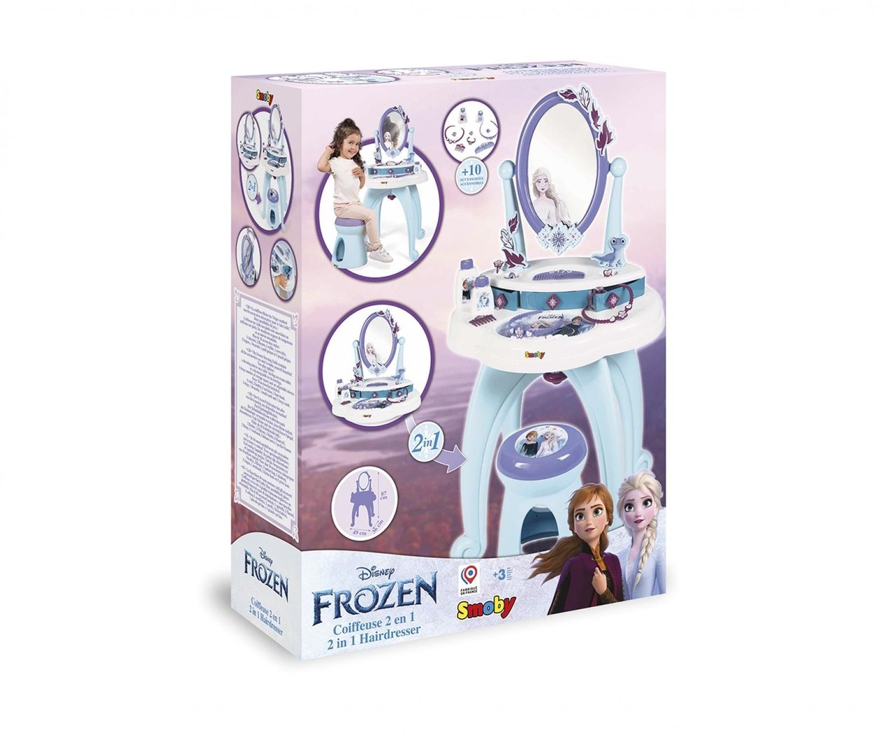 SMOBY FROZEN 2 IN 1 HAIRDRESSER Diğer SMB 7600320244
