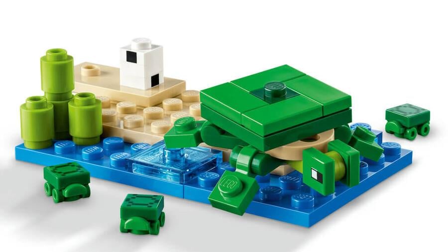 LEGO MINECRAFT KAPLUMBAGA PLAJ EVI 21254 Diğer LMN21254