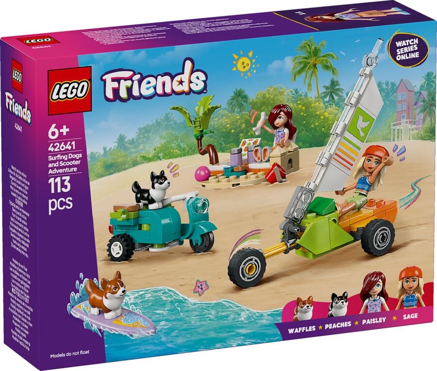 LEGO FRIENDS SORFCU KOPEKLER VE SCOOTER MACERASI 42641 Diğer LGF42641