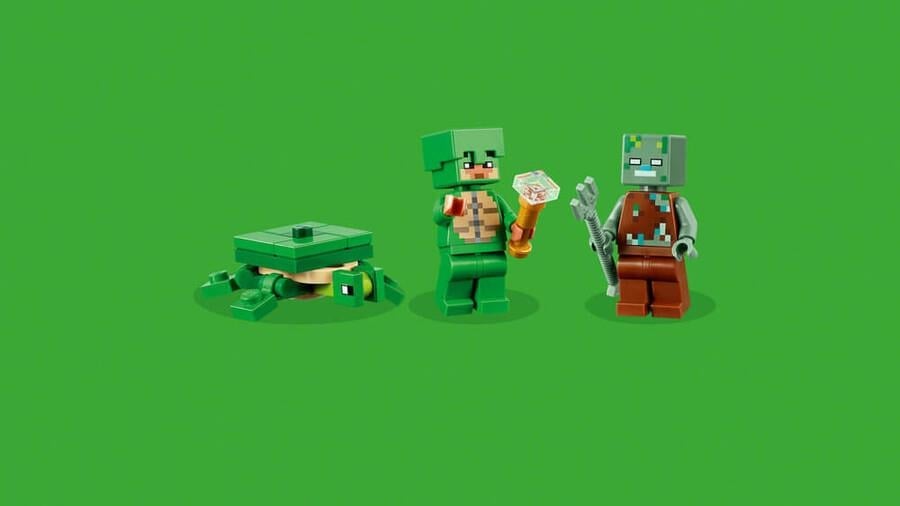 LEGO MINECRAFT KAPLUMBAGA PLAJ EVI 21254 Diğer LMN21254