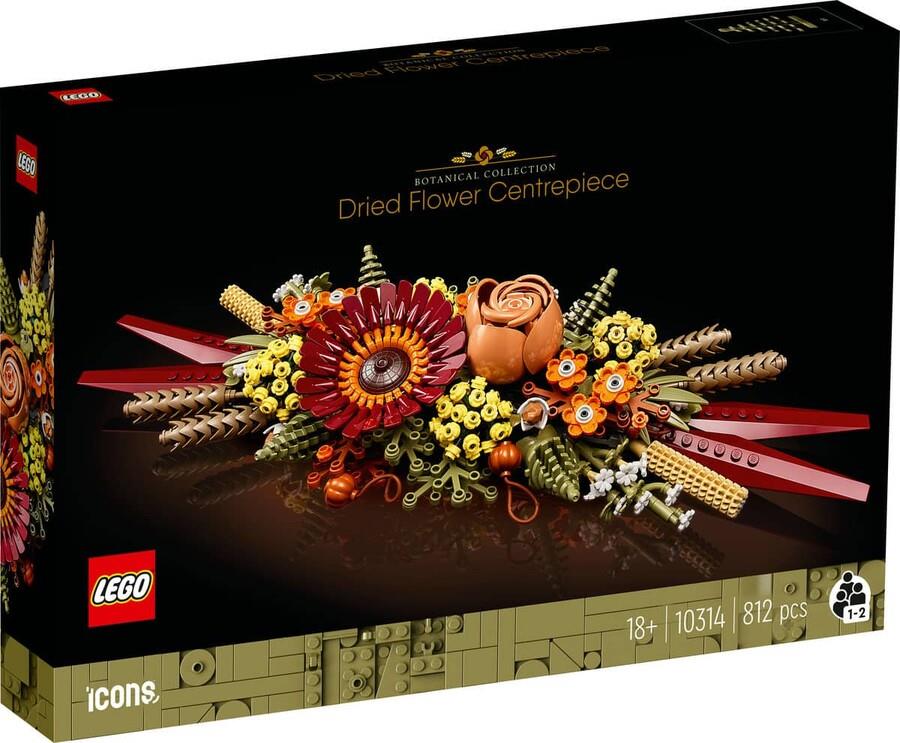 LEGO Icons Kuru Çiçek Aranjmanı 10314  Lego LAD10314