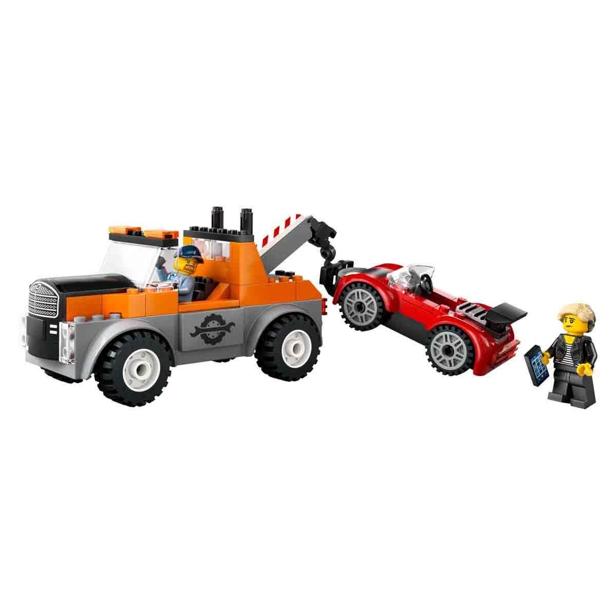 LEGO CITY CEKICI KAMYON VE SPOR ARABA TAMIRI 60435 Diğer LSC60435