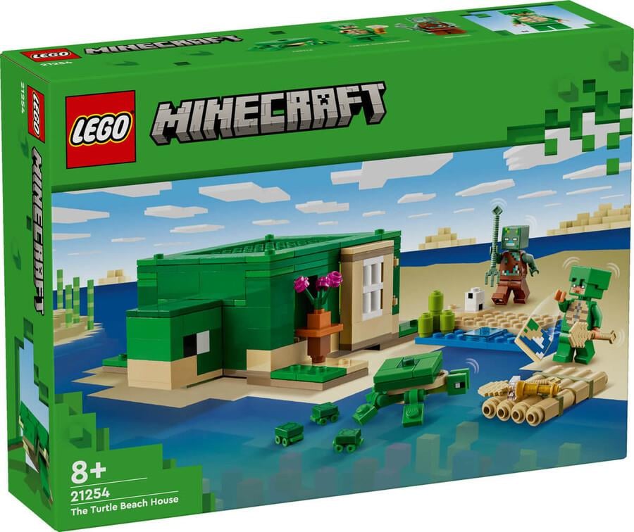 LEGO MINECRAFT KAPLUMBAGA PLAJ EVI 21254 Diğer LMN21254