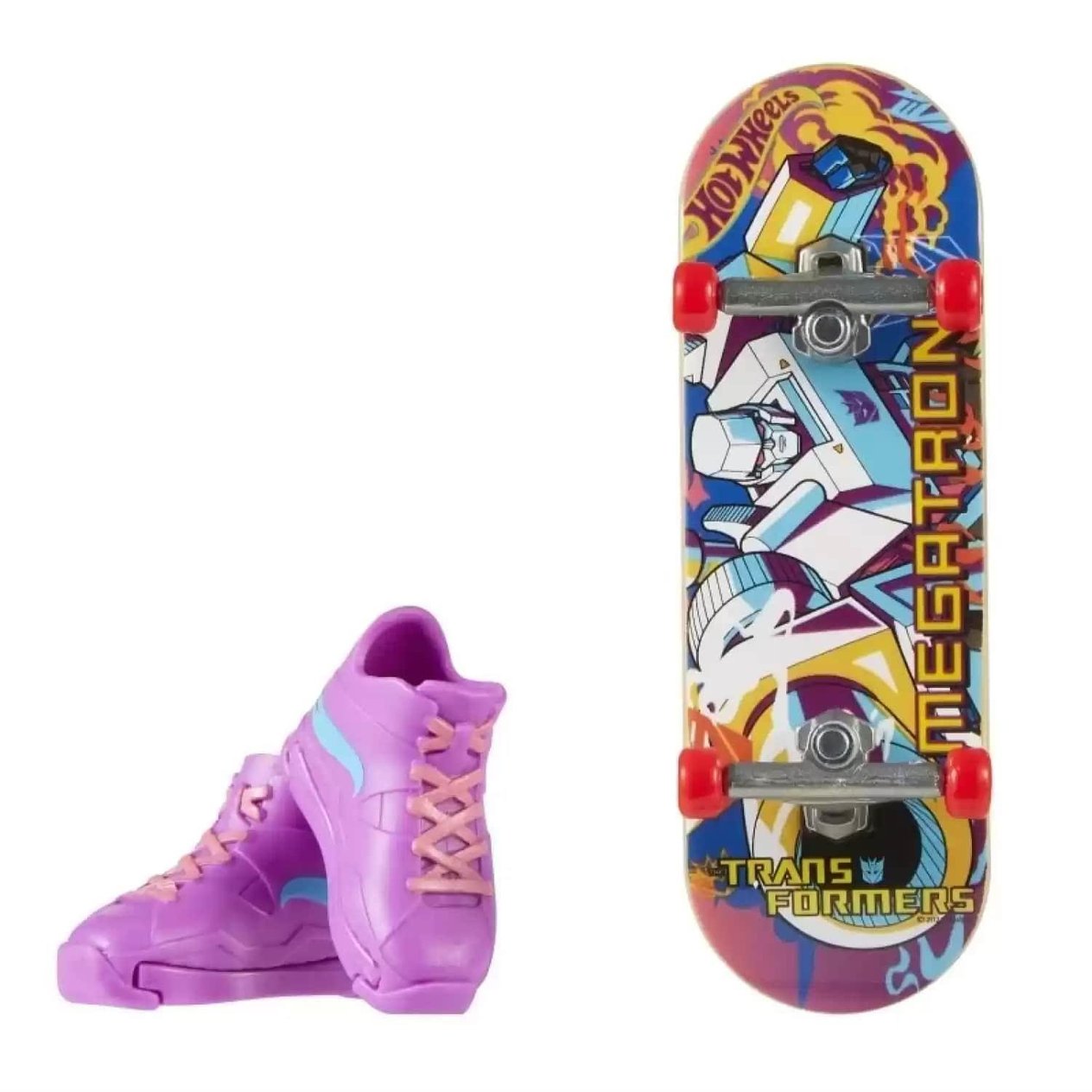 HOT WHEELS SKATE PARMAK KAYKAY VE AYAKKABI PAKETLERI MEGATRON HMY18-HVK37 Diğer HVK37