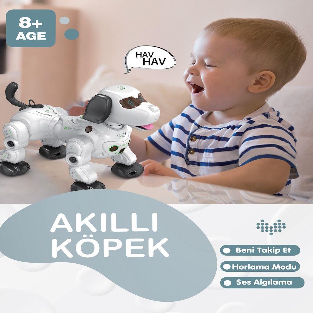 Vardem Uzaktan Kumandalı Işıklı ve Sesli Akıllı Robot Köpek Vardem GL 777 602A