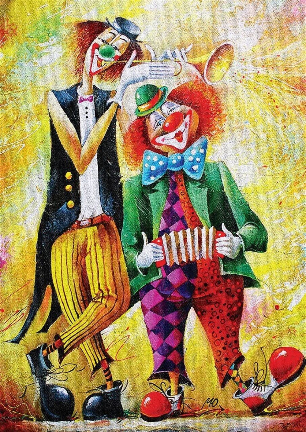 Art Puzzle 260 Parça Müzisyen Palyaçolar Art Puzzle HD 5030