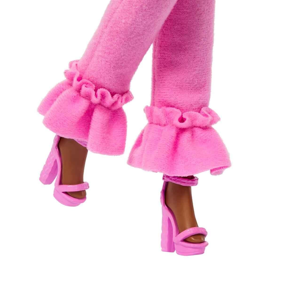 BARBIE DELUXE STYLE BEBEKLER - KAHVERENGI ORGU SACLI HYV24-HYV28 Diğer HYV28