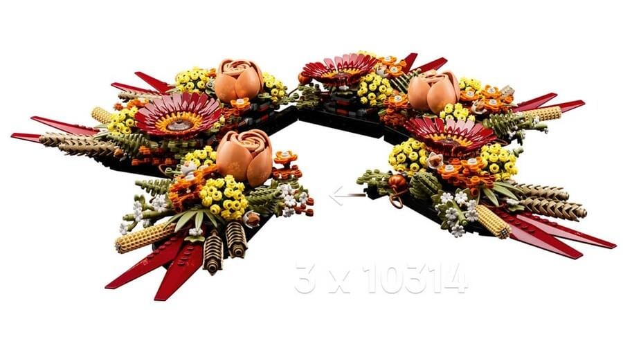 LEGO Icons Kuru Çiçek Aranjmanı 10314  Lego LAD10314