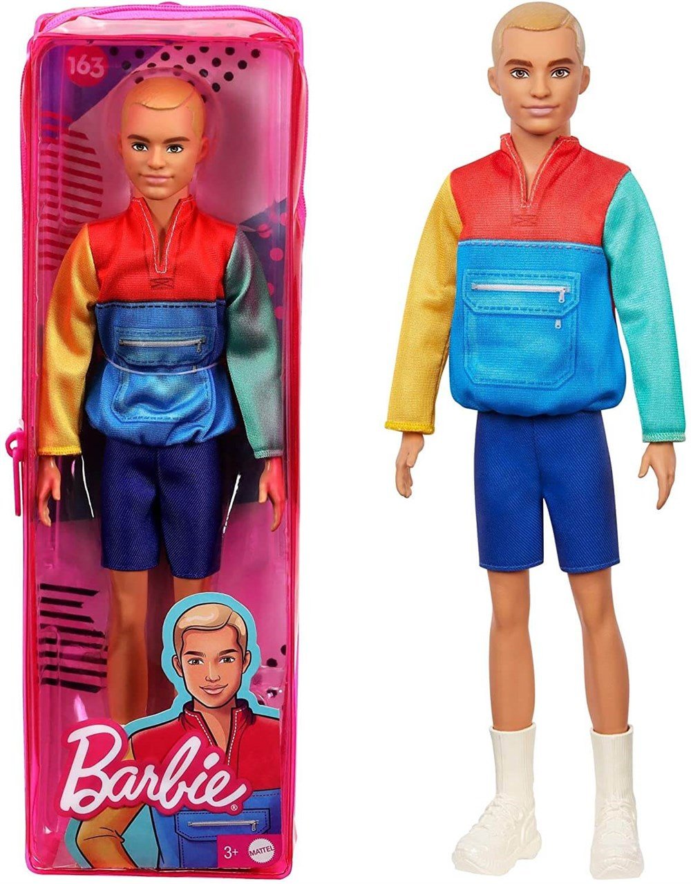 Barbie Fashionistas Yakışıklı Ken Bebekler DWK44-GRB88 Barbie GRB88