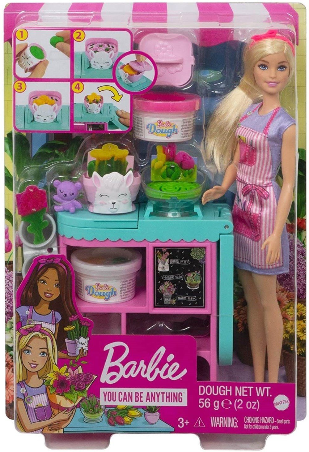 Barbie Çiçekçi Bebek ve Oyun Seti GTN58 Barbie GTN58