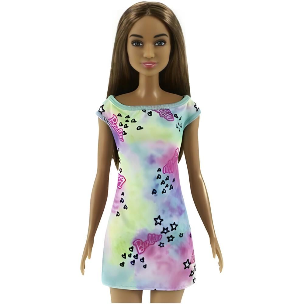 Barbie Bebek Esmer Renkli Elbiseli GBK92-GVJ97 Barbie GVJ97