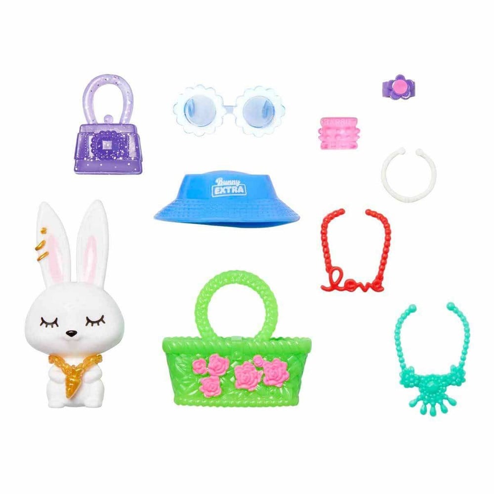 BARBIE EXTRA MAVI ETEKLI BEBEK HDJ45 Barbie HDJ45