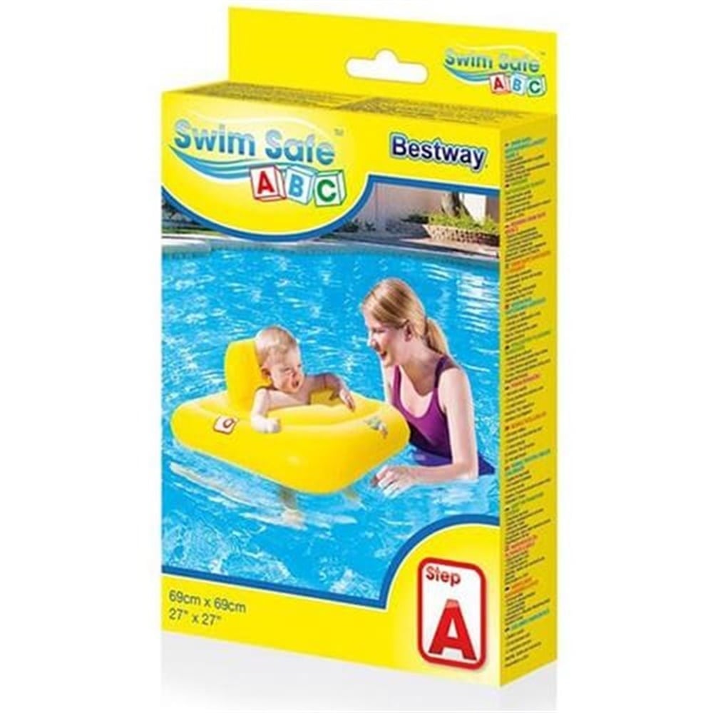 Bestway Baby Float Şişme Bebek Havuzu, Şişme Bebek Botu Kare 32050