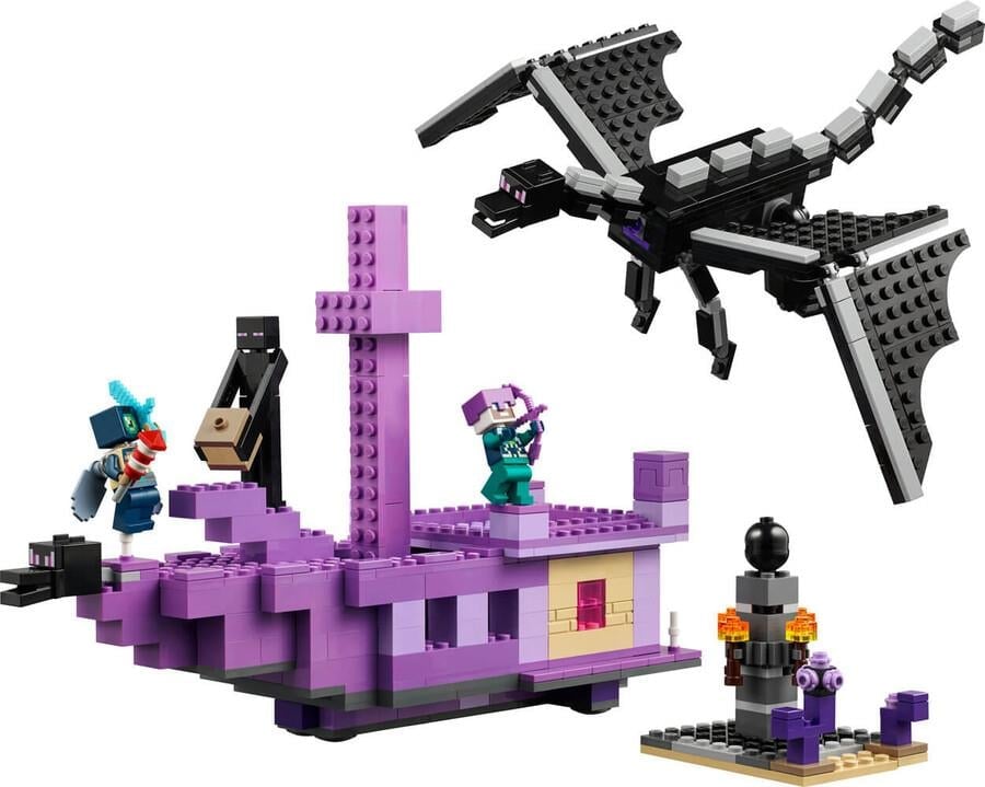 LEGO MINECRAFT ENDER EJDERHASI VE END GEMISI 21264 Diğer LMN21264