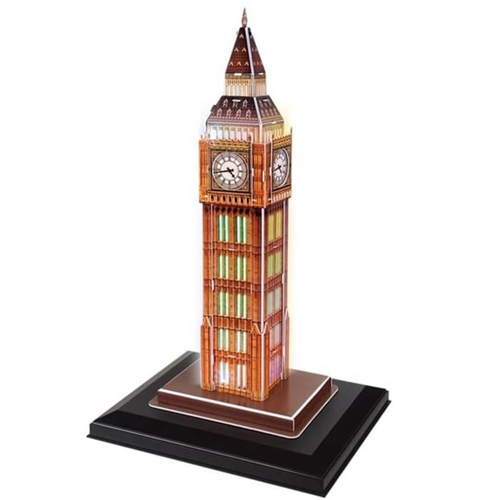 Cubic Fun 3D 28 Parça Puzzle Big Ben Saat Kulesi - İngiltere Led Işıklı