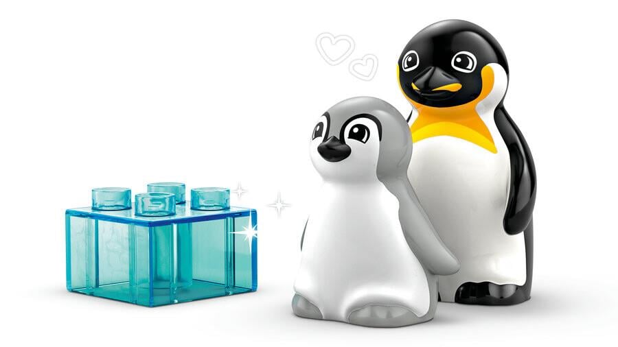 LEGO DUPLO KASABASI VAHSI HAYVAN AILELERI: PENGUENLER VE ASLANLAR 10442 Diğer LED10442