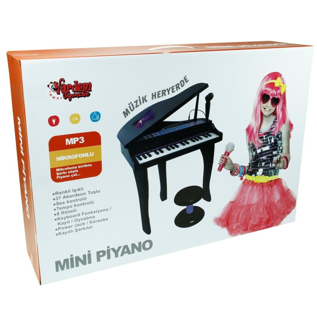 KUTULU 37 TUSLU MP3 BUYUK PIYANO SIYAH Diğer BAO 1403 S