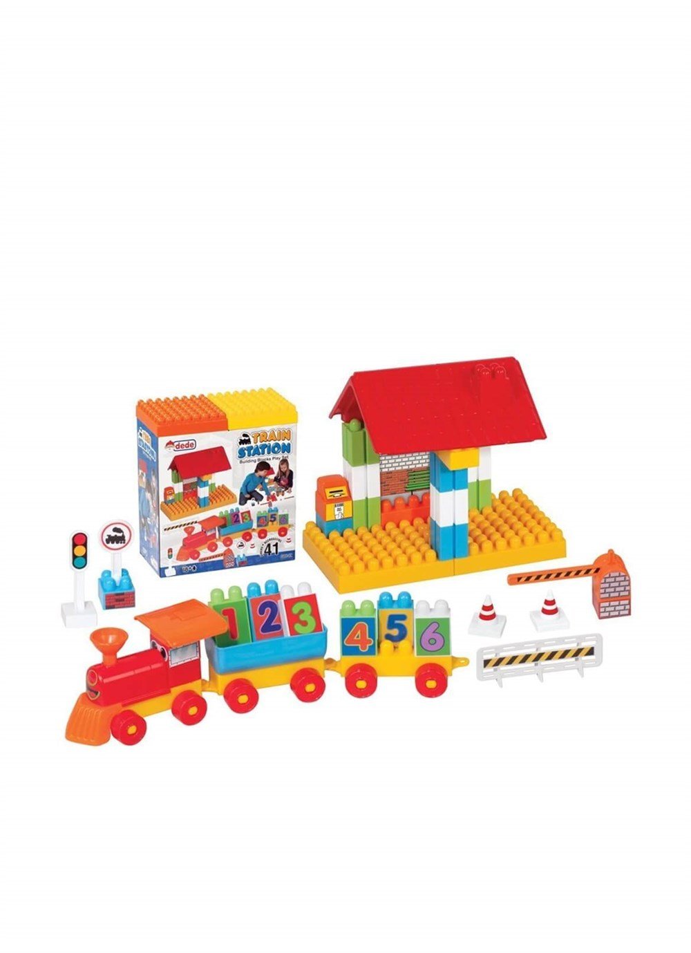 Fentoys Tren İstasyonu 41 Parça Zeka Geliştirici Set FEN01942 Diğer FEN01942