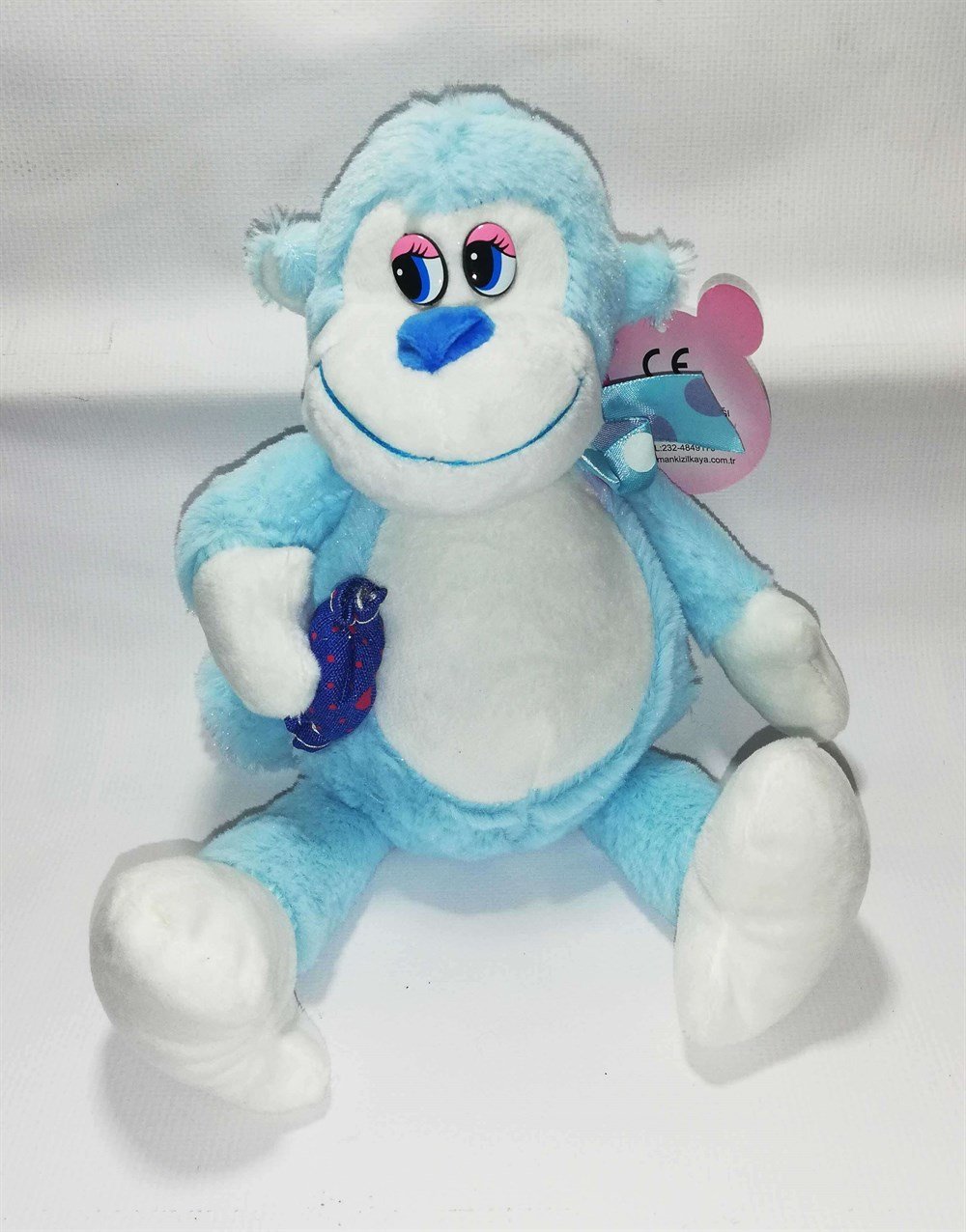 Peluş Maymun 20 Cm 2 Renk KZL DF D3188 Diğer KZL DF D3188