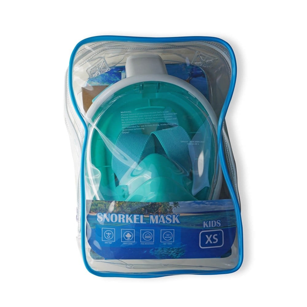 FULL FACE SNORKEL TAM YUZ DALIS MASKESI CANTALI XS Diğer KZL KF 1