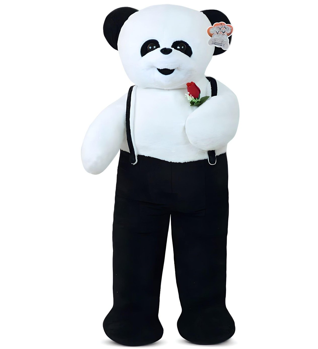 TULUMLU CICEKLI PELUS PANDA 80 CM Diğer S0842