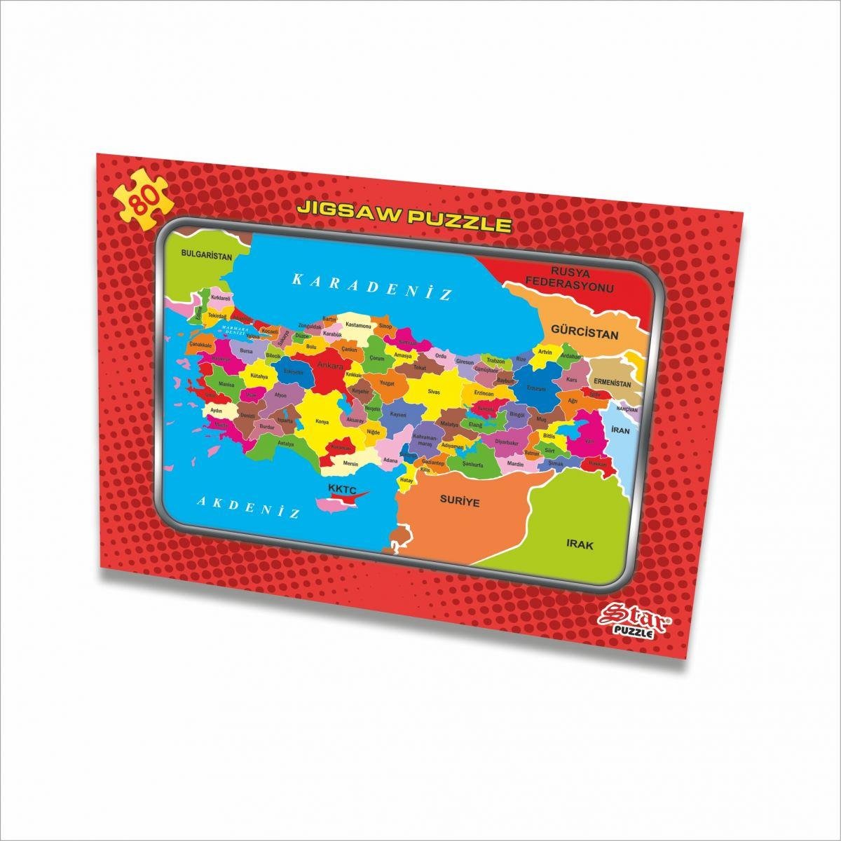 STAR TURKIYE HARITASI PUZZLE Diğer STR 9090