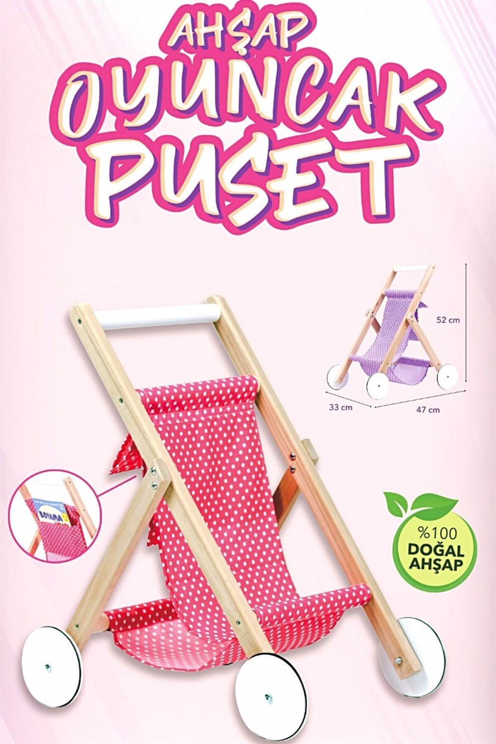 VIVIKI AHSAP OYUNCAK PUSET MOR Diğer VVK042027 M