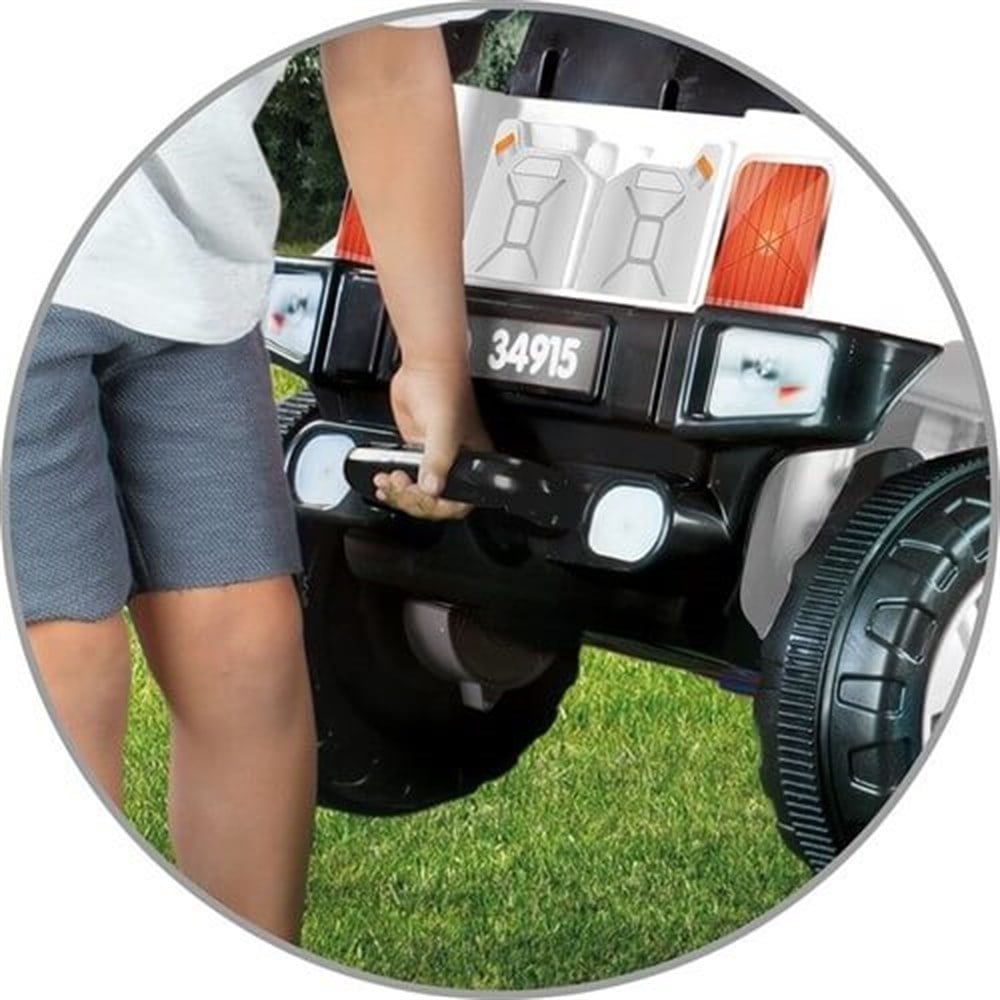 Dolu Neon (Sahara) 12 V Uzaktan Kumandalı Akülü Araba Beyaz Dolu DL8086
