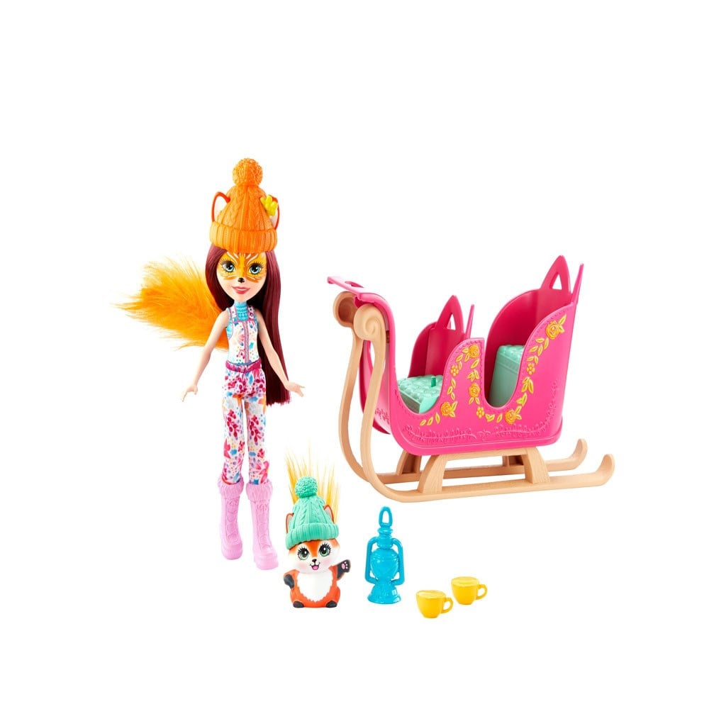 Enchantimals Bebek Ve Aracı Bisiklet FJH11-GJX31 Enchantimals GJX31