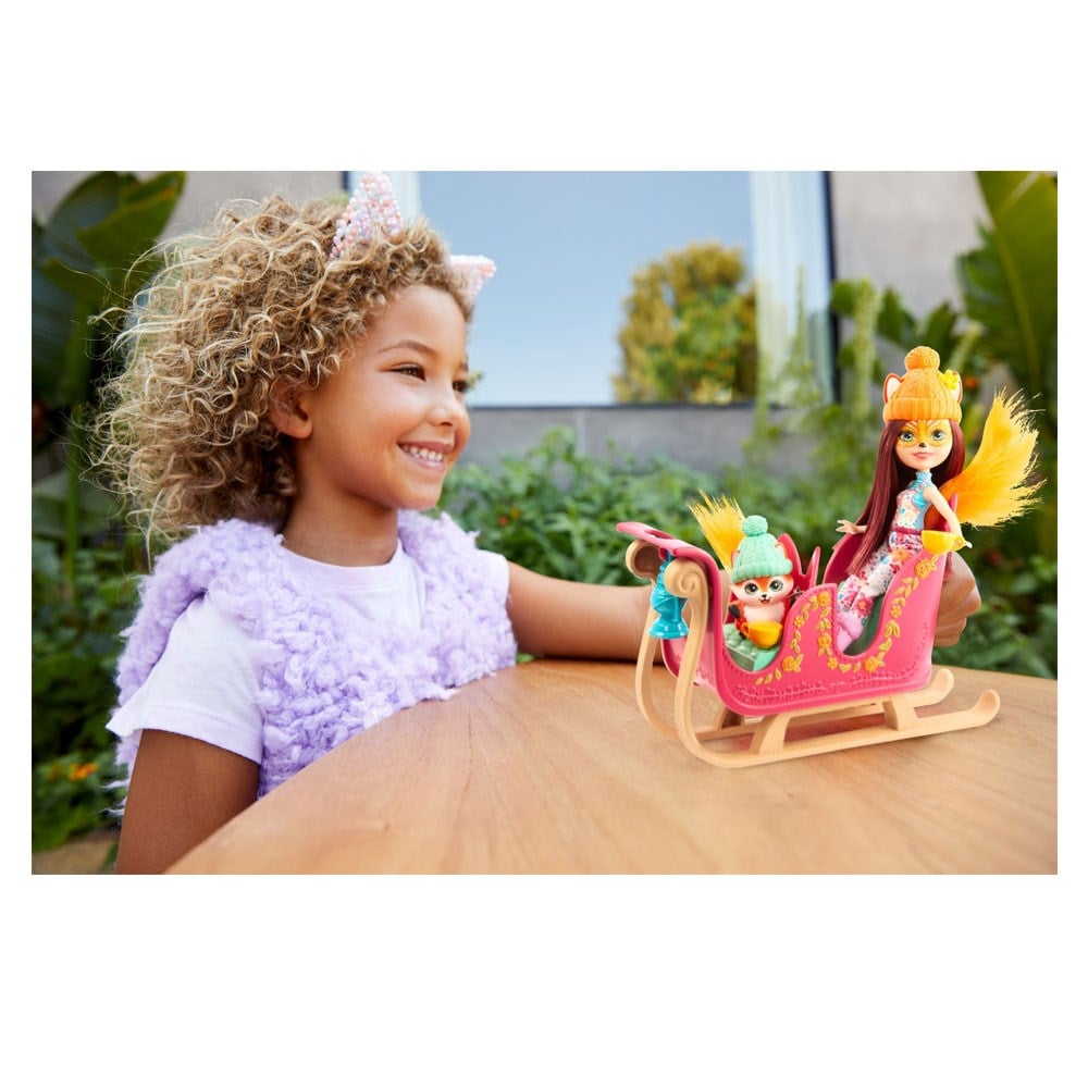 Enchantimals Bebek Ve Aracı Bisiklet FJH11-GJX31 Enchantimals GJX31