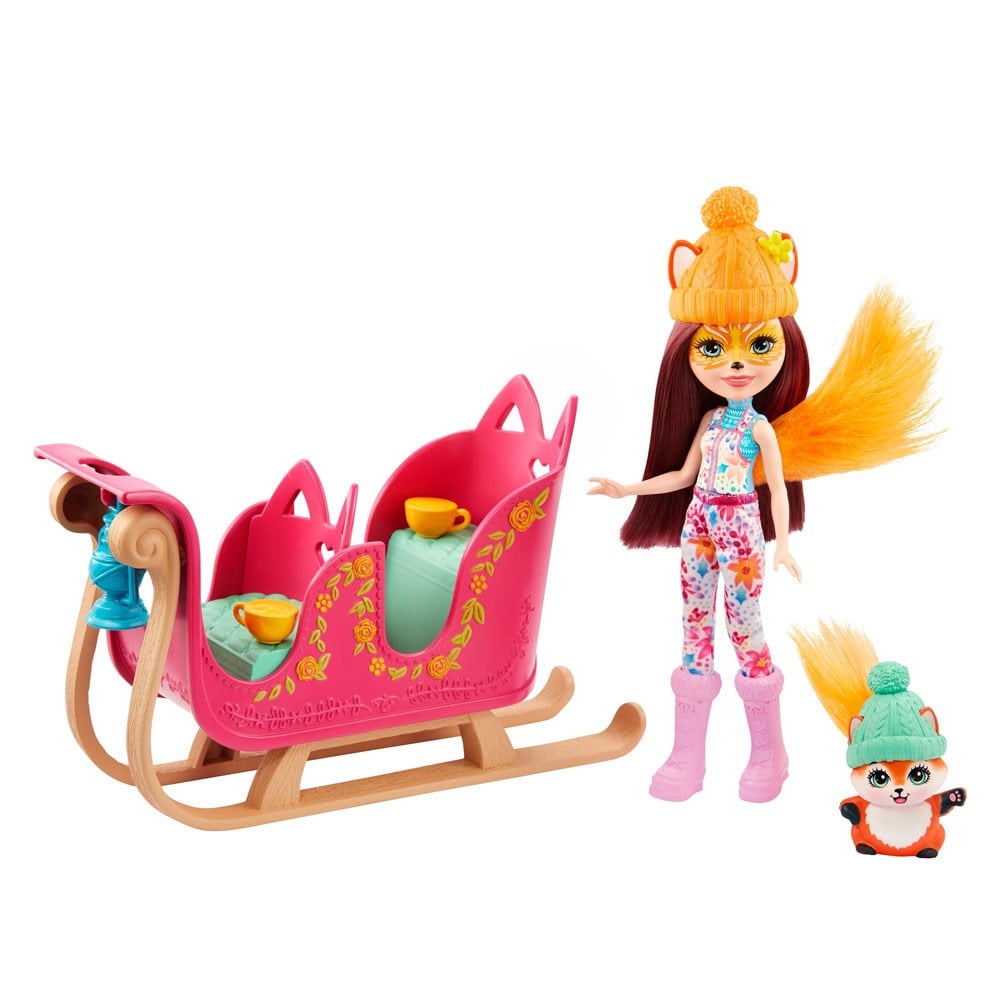 Enchantimals Bebek Ve Aracı Bisiklet FJH11-GJX31 Enchantimals GJX31