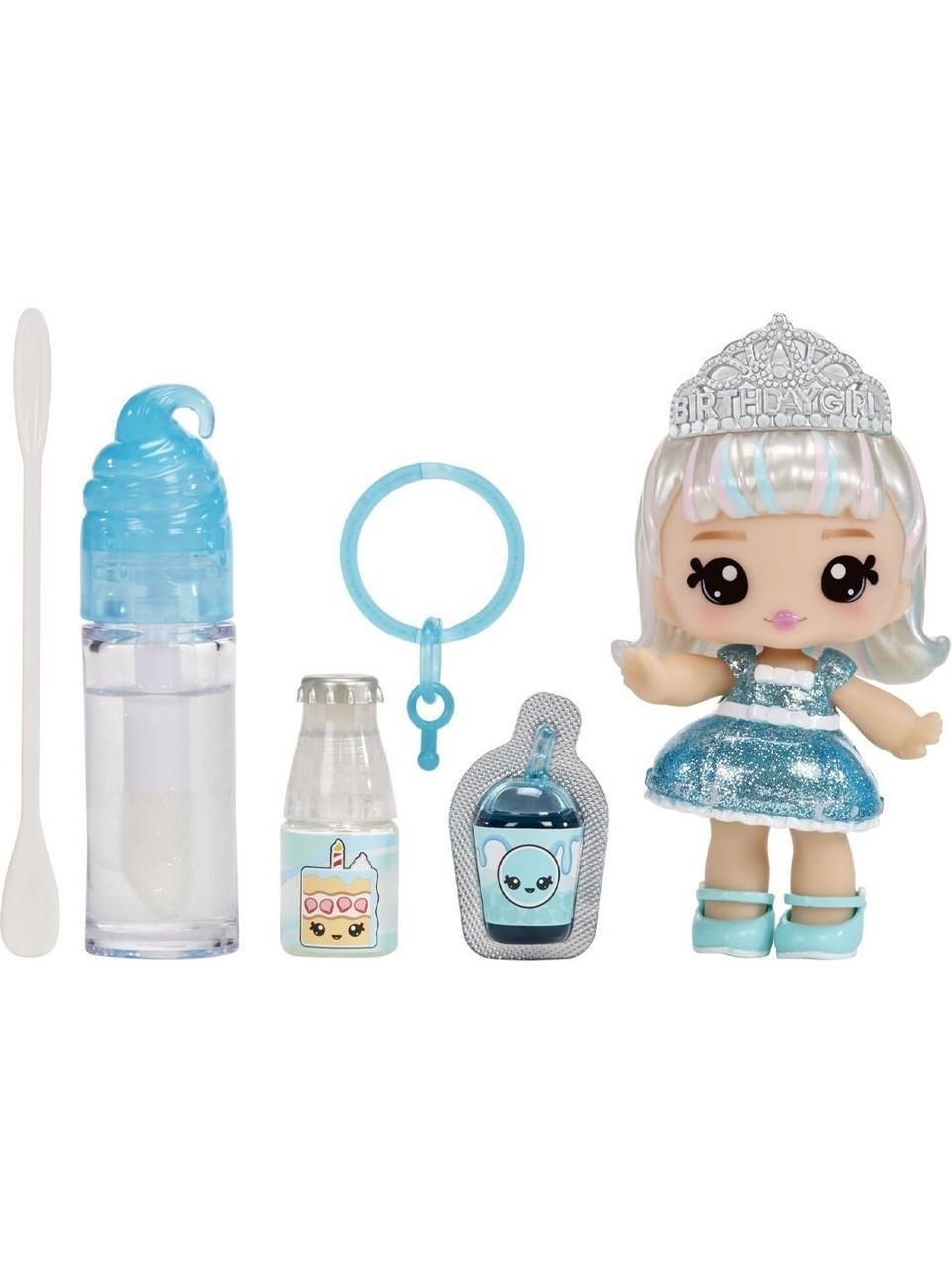Yummiland Callie Birthday Cake Bebeği ve Dudak Parlatıcısı IYL120704 Diğer IYL120704
