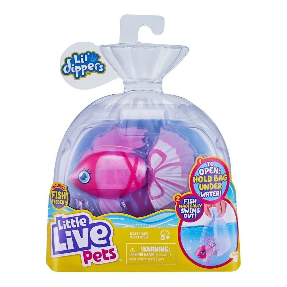 Little Live Pets Yüzen Balıklar Tekli Paket Pembe 26290 Giochi Preziosi LP101000 P
