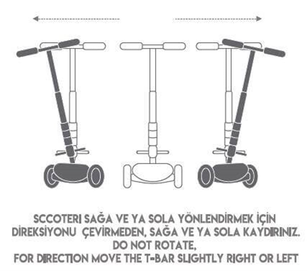 Gokidy Işıklı Mini Scooter Pembe Gokidy GVN84702 P