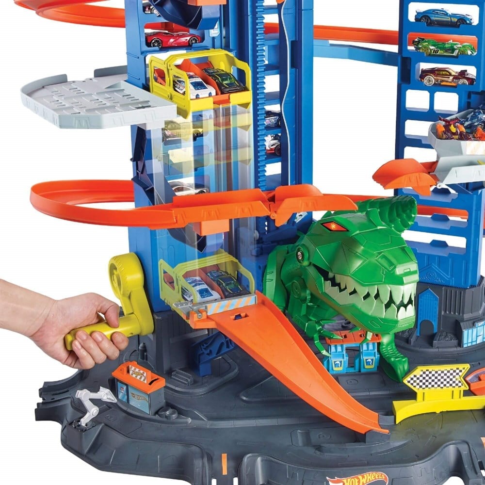 Hot Wheels Robotik T-Rex Ultimate Garaj GJL14 Hot Wheels GJL14